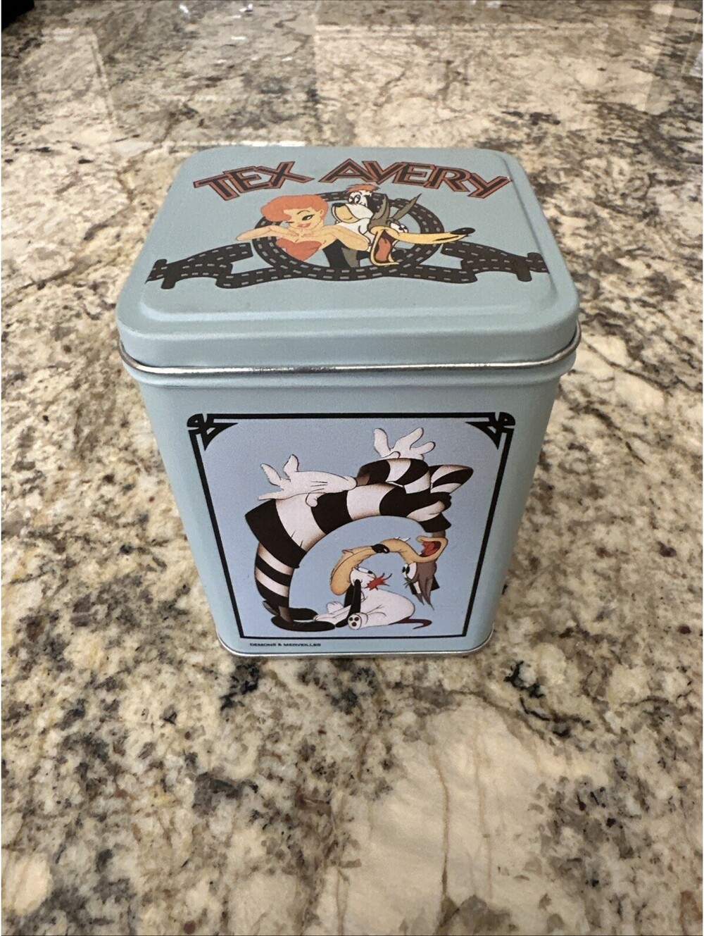 1994 TEX AVERY Droopy Dog and Slick McWolf Tin Excellent Condition+FAST SHIPPING